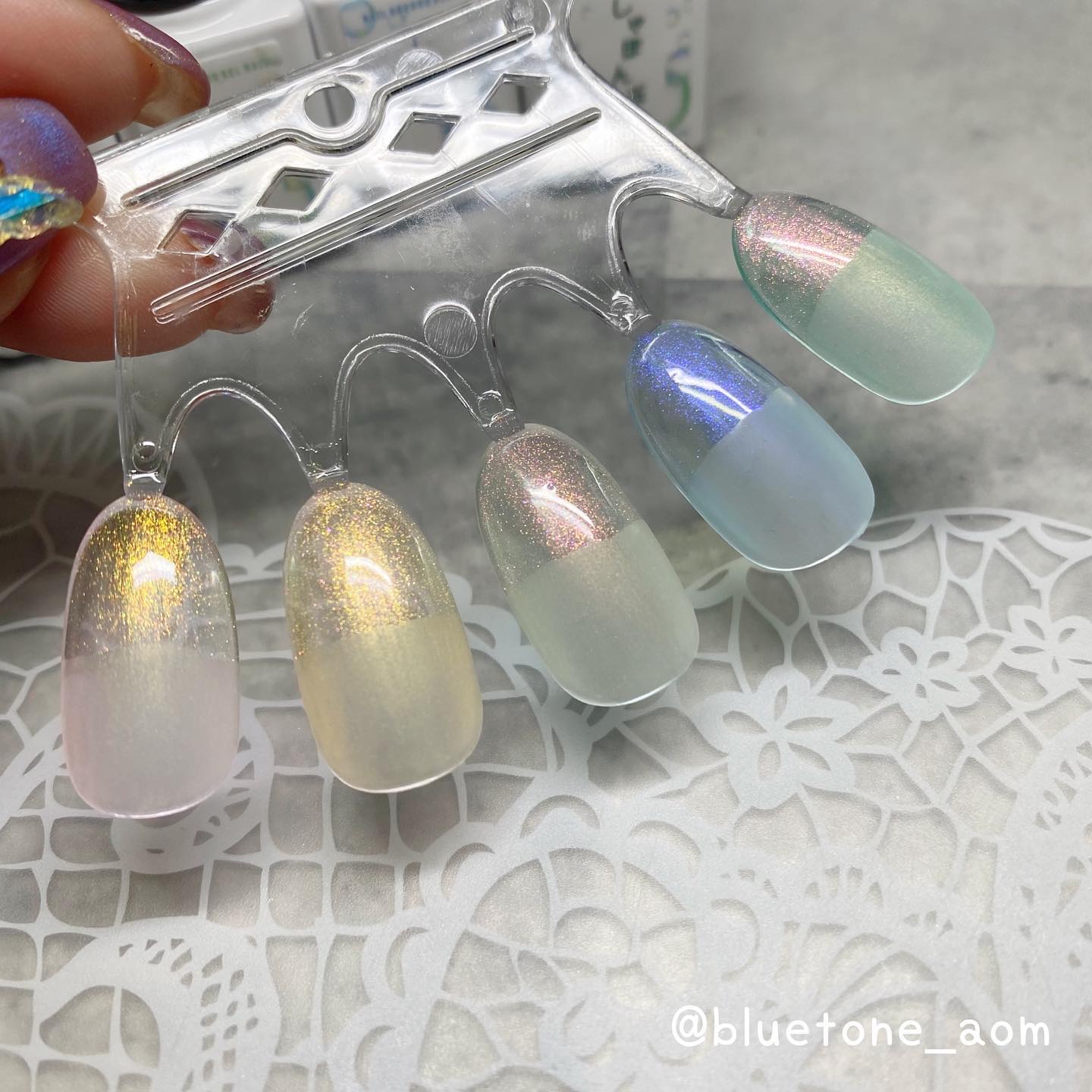 しゃぼん玉ジェル/ネイル工房/ジェルネイルを使ったクチコミ（3枚目）