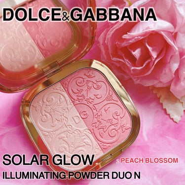 ソーラーグロウ イルミネーティングパウダー デュオ Peach Blossom/DOLCE&GABBANA BEAUTY/ハイライトの画像