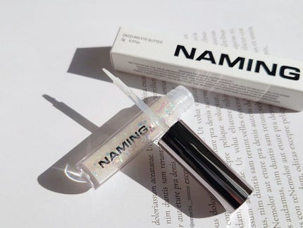 ダズリングアイグリッター/NAMING./リキッドアイシャドウを使ったクチコミ(5枚目)