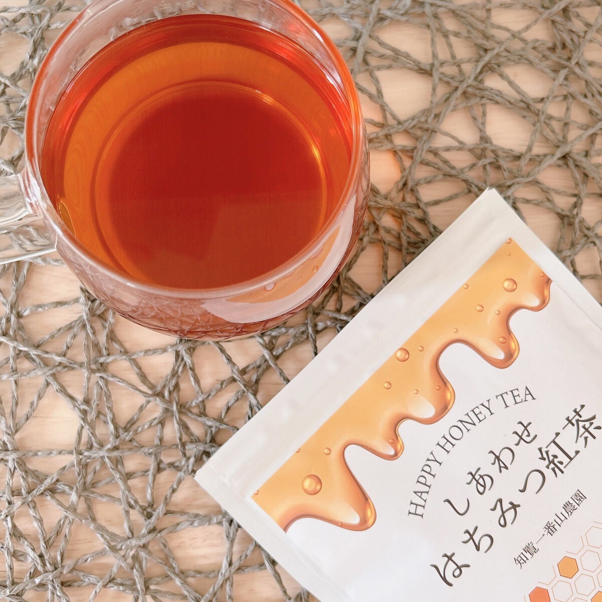 しあわせ はちみつ紅茶/知覧一番山農園/ドリンクを使ったクチコミ(3枚目)