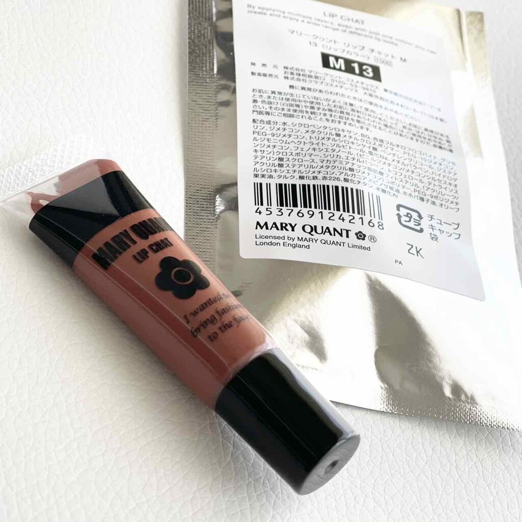 リップ チャット/MARY QUANT/リップグロスを使ったクチコミ（1枚目）