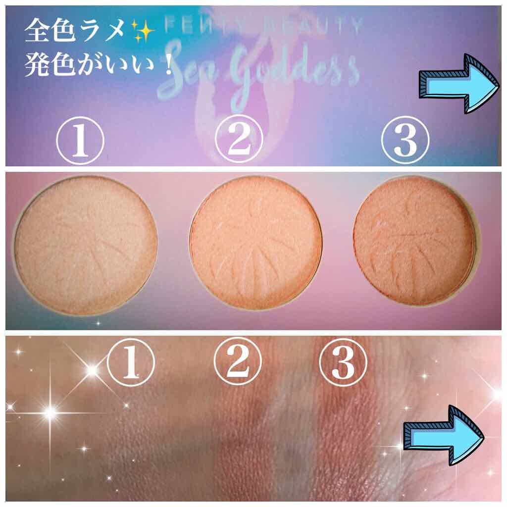 FENTY BEAUTY ギャラクシーパレット/FENTY BEAUTY BY RIHANNA/アイシャドウパレットを使ったクチコミ(2枚目)