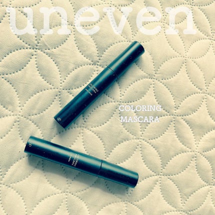 カラーリングマスカラ/uneven/マスカラを使ったクチコミ(1枚目)