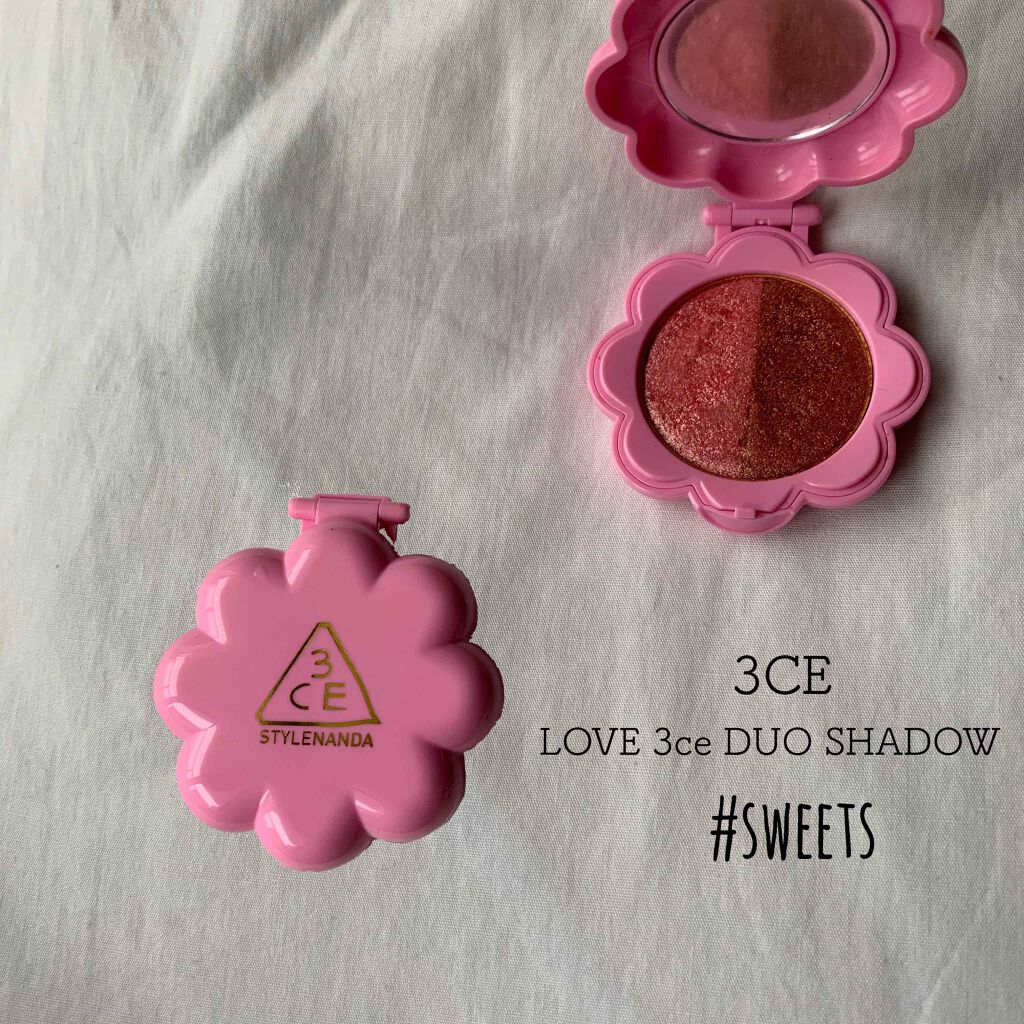 LOVE 3ce DUO SHADOW/3CE/アイシャドウパレットを使ったクチコミ(1枚目)