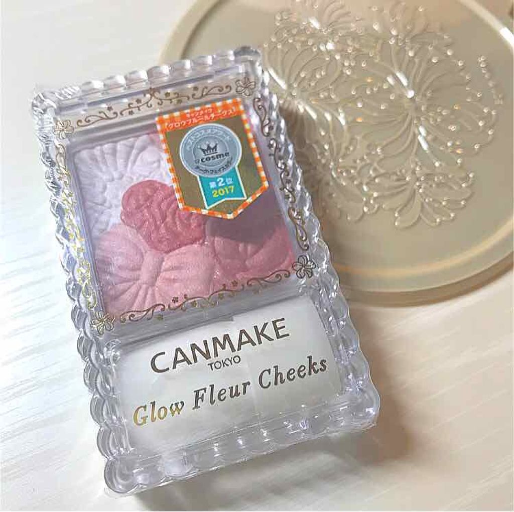 グロウフルールチークス/キャンメイク/パウダーチークを使ったクチコミ(1枚目)