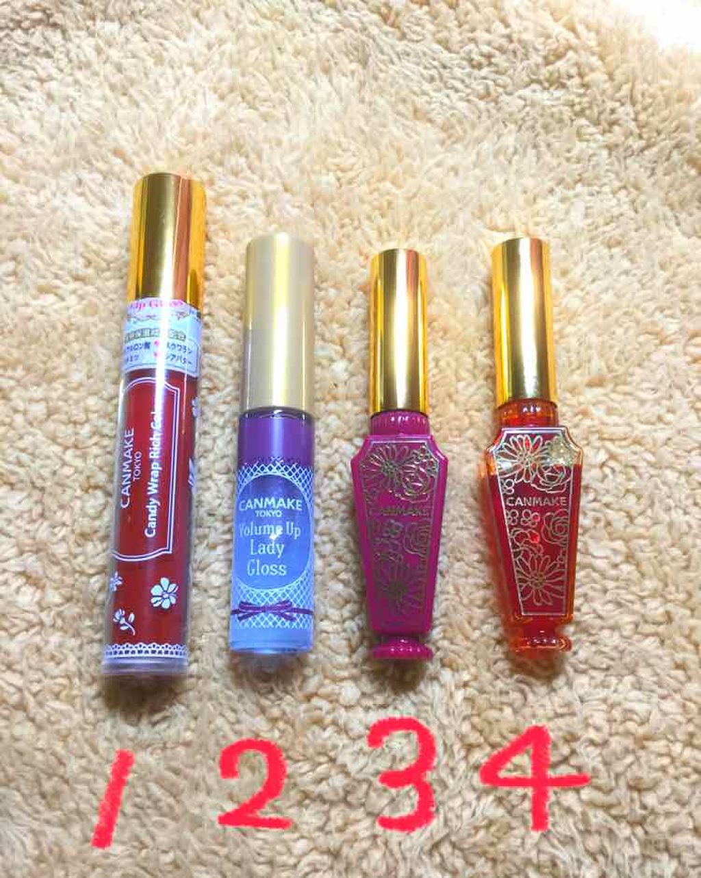 ボリュームアップレディグロス/キャンメイク/リップグロスを使ったクチコミ（1枚目）