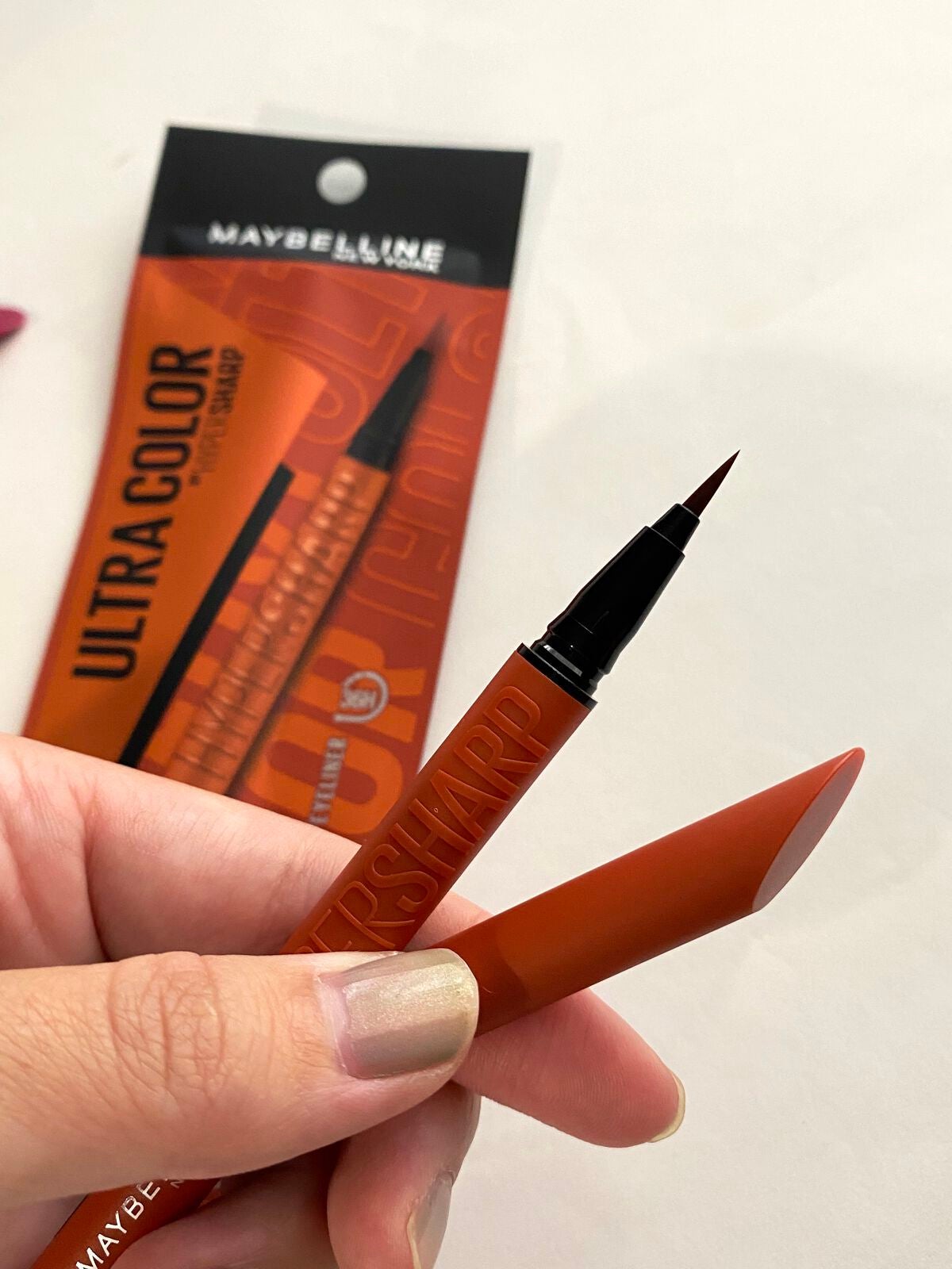 ウルトラカラー アイライナー/MAYBELLINE NEW YORK/リキッドアイライナーを使ったクチコミ(2枚目)