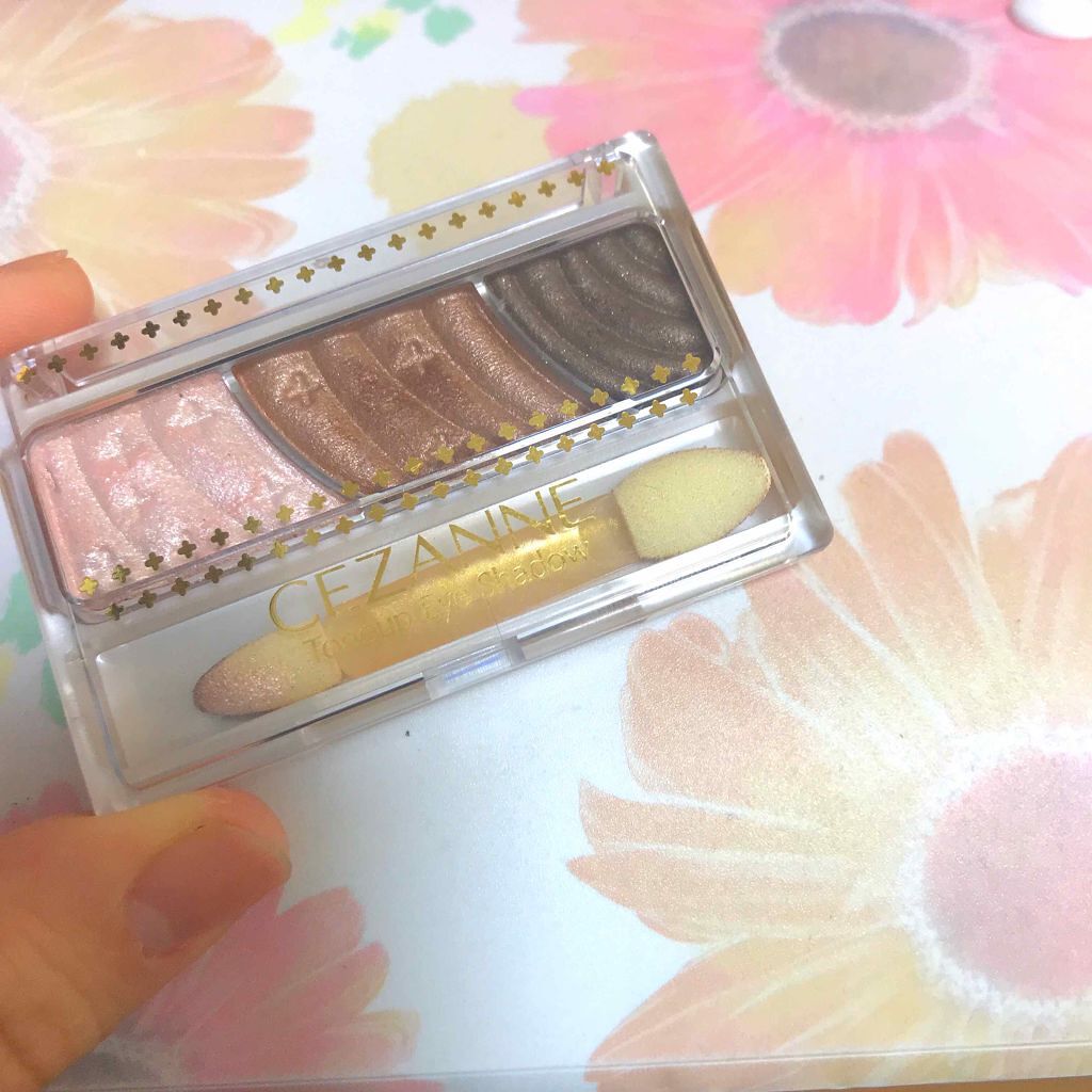 トーンアップアイシャドウ/CEZANNE/アイシャドウパレットを使ったクチコミ(1枚目)