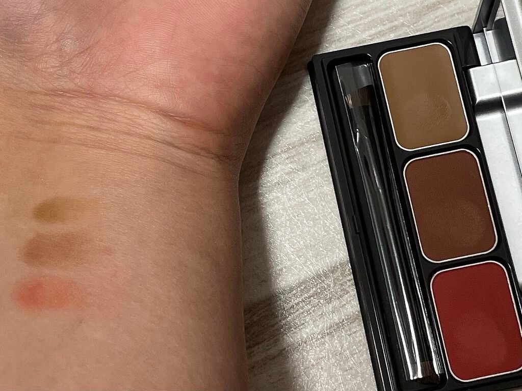 パレットアイブロウ/&be/パウダーアイブロウを使ったクチコミ(4枚目)