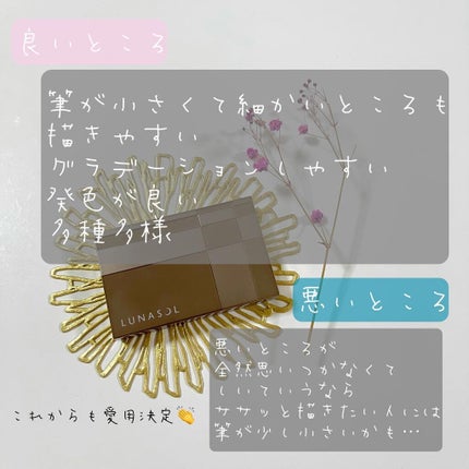 スタイリングアイゾーンコンパクト/LUNASOL/アイシャドウパレットを使ったクチコミ(4枚目)
