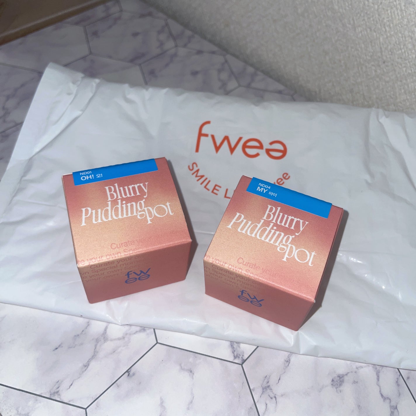 リップアンドチーク ブラーリープリンポット/fwee/口紅を使ったクチコミ(1枚目)