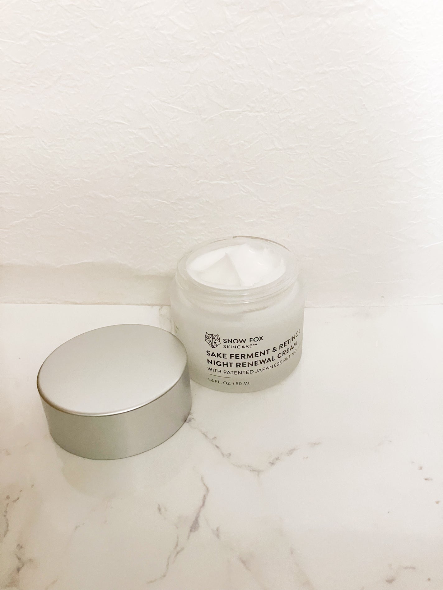 SAKE ナイトクリーム/SNOW FOX SKINCARE/フェイスクリームを使ったクチコミ(1枚目)