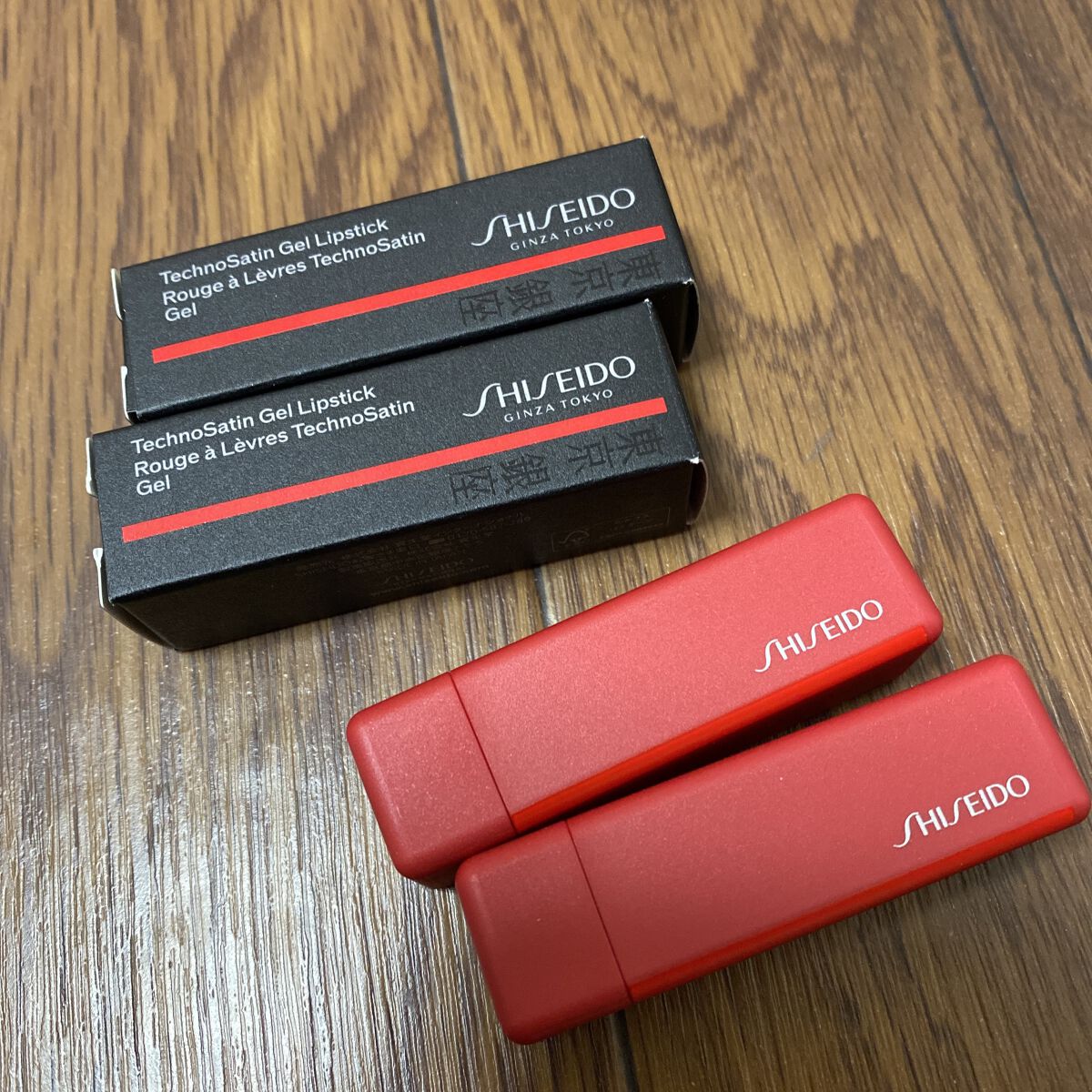 テクノサテン ジェル リップスティック 416	Red Shift/SHISEIDO/口紅を使ったクチコミ（1枚目）