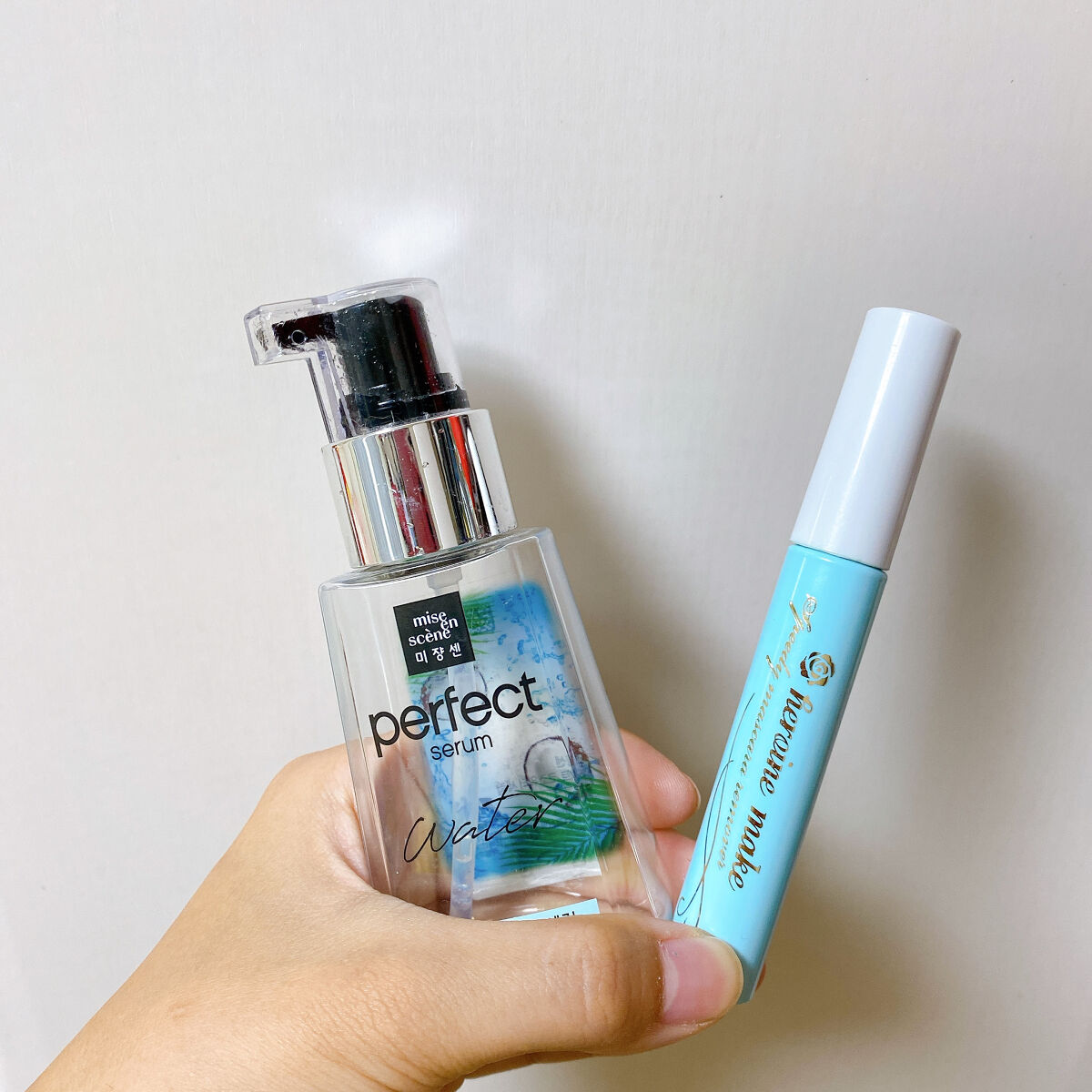 パーフェクトココウォーターセラム/miseenscene/ヘアオイルを使ったクチコミ（1枚目）