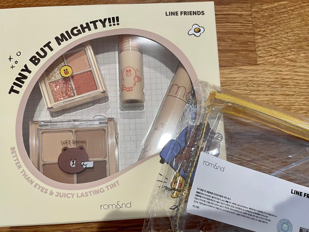LINE FRIENDS EDITION/rom&nd/メイクアップキットを使ったクチコミ(1枚目)