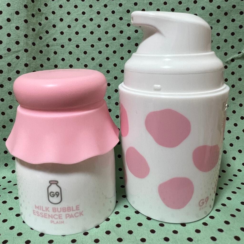 MILK BUBBLE ESSENCE PACK #PLAIN/G9SKIN/美容液を使ったクチコミ(3枚目)