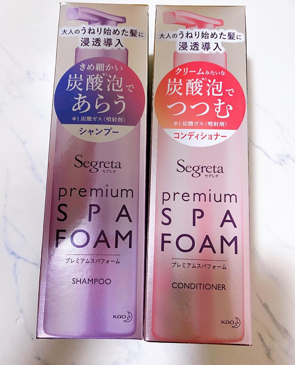 プレミアムスパフォーム シャンプー/コンディショナー/セグレタ/市販シャンプーを使ったクチコミ(1枚目)