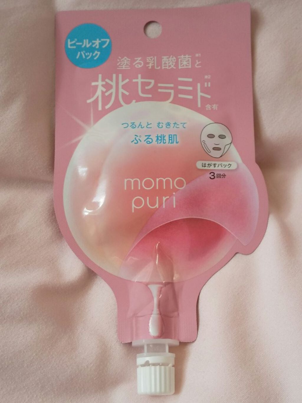 ももぷり フレッシュピールオフパック/ももぷり/ピーリングを使ったクチコミ(1枚目)