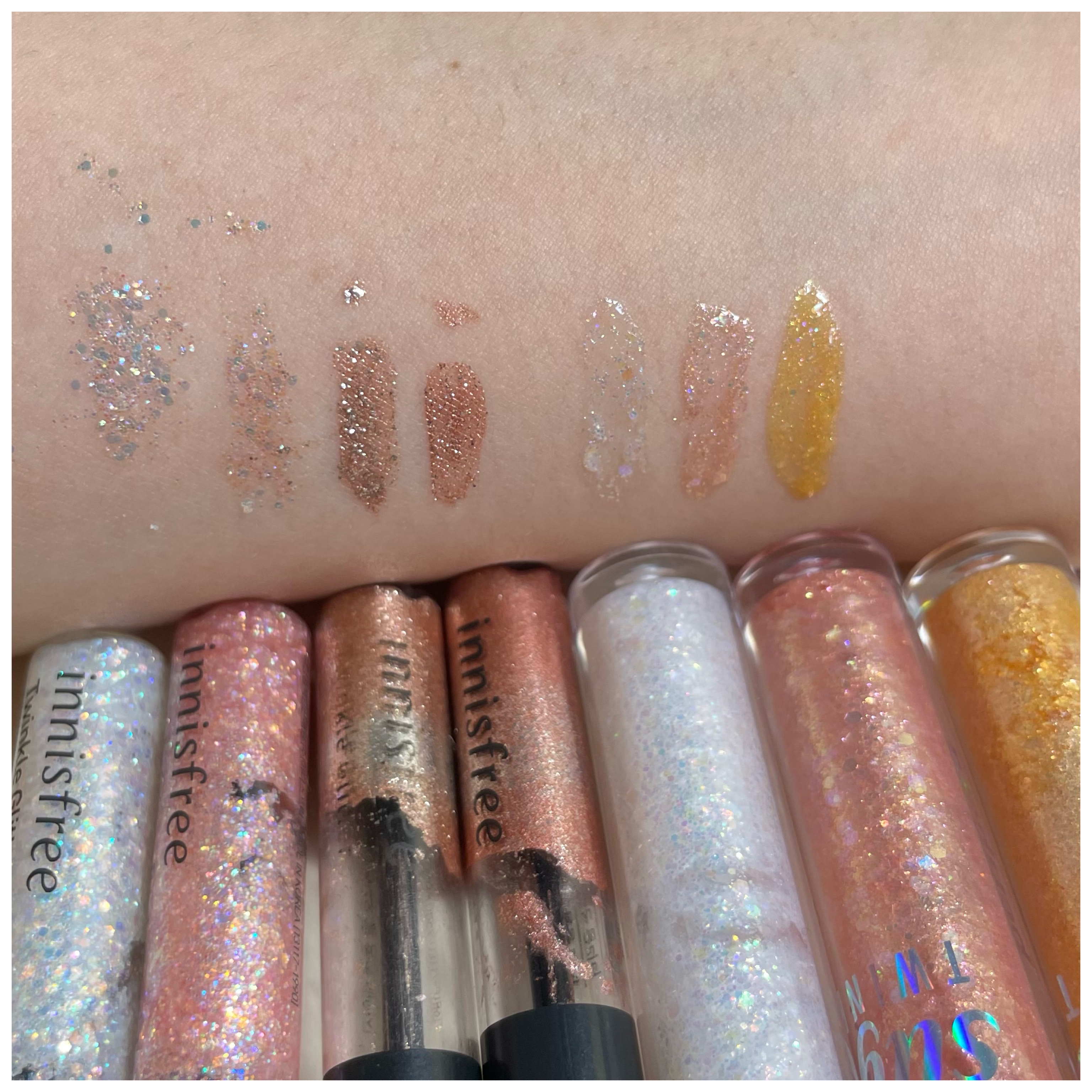 トゥインクル グリッター/innisfree/リキッドアイライナーを使ったクチコミ（2枚目）