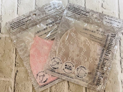 Washable Lace Mask/キャンドゥ/マスクを使ったクチコミ(2枚目)