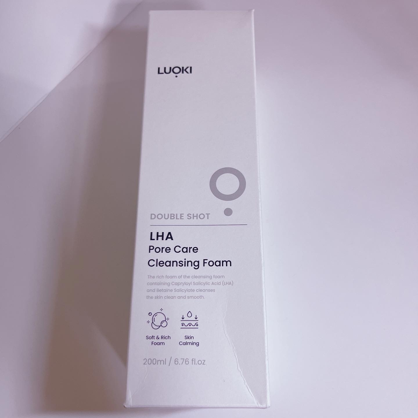 ダブルショットLHA毛穴ケアクレンジングフォーム /LUOKI/クレンジングクリームを使ったクチコミ（1枚目）