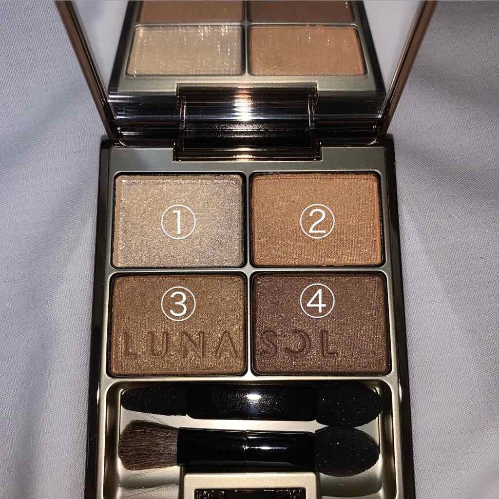 スキンモデリングアイズ/LUNASOL/アイシャドウパレットを使ったクチコミ(2枚目)