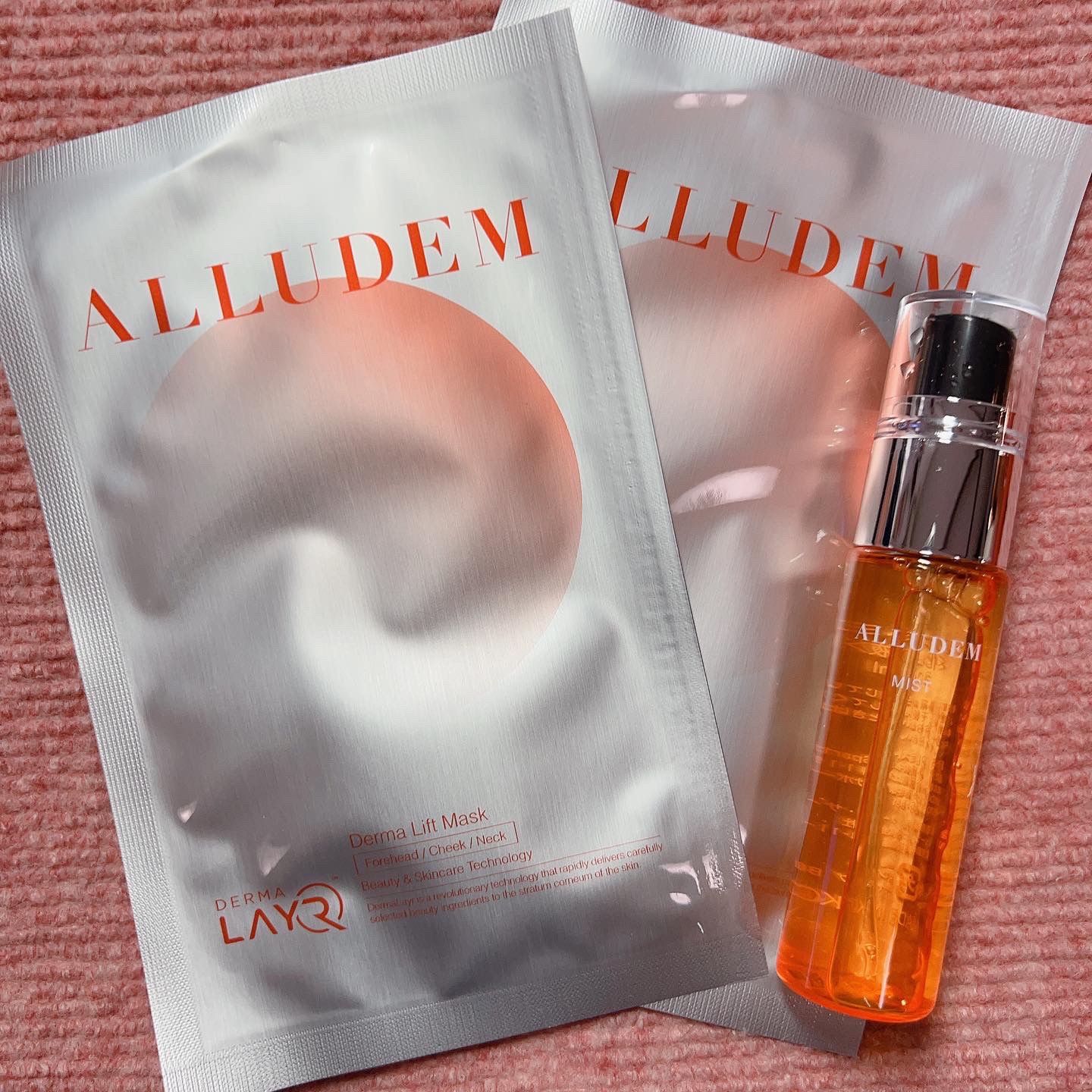 Derma Lift Mask/ALLUDEM/スキンケアキットを使ったクチコミ（2枚目）