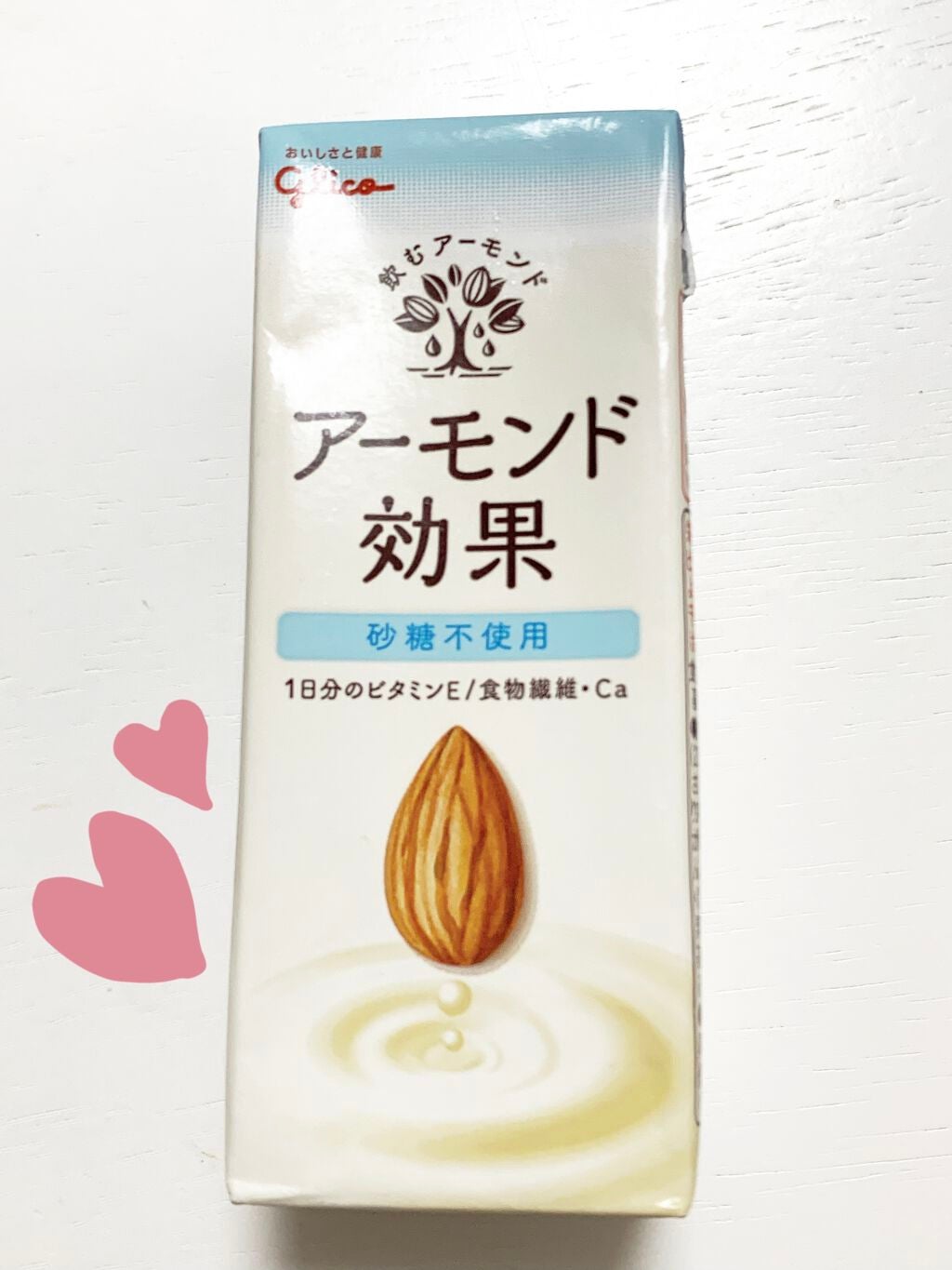 アーモンド効果 砂糖不使用/グリコ/オーツ・アーモンドミルクを使ったクチコミ(1枚目)