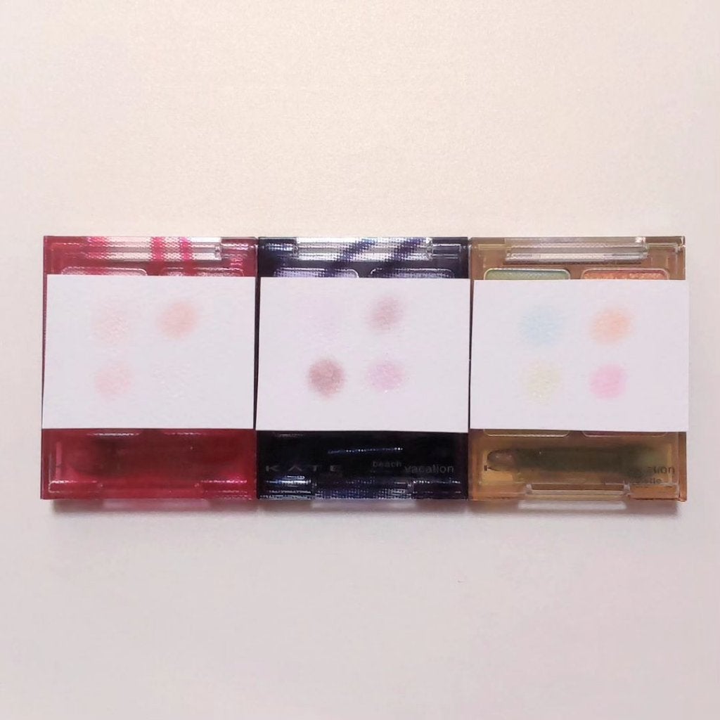 ビーチバカンスグリッターパレット/KATE/アイシャドウパレットを使ったクチコミ(4枚目)