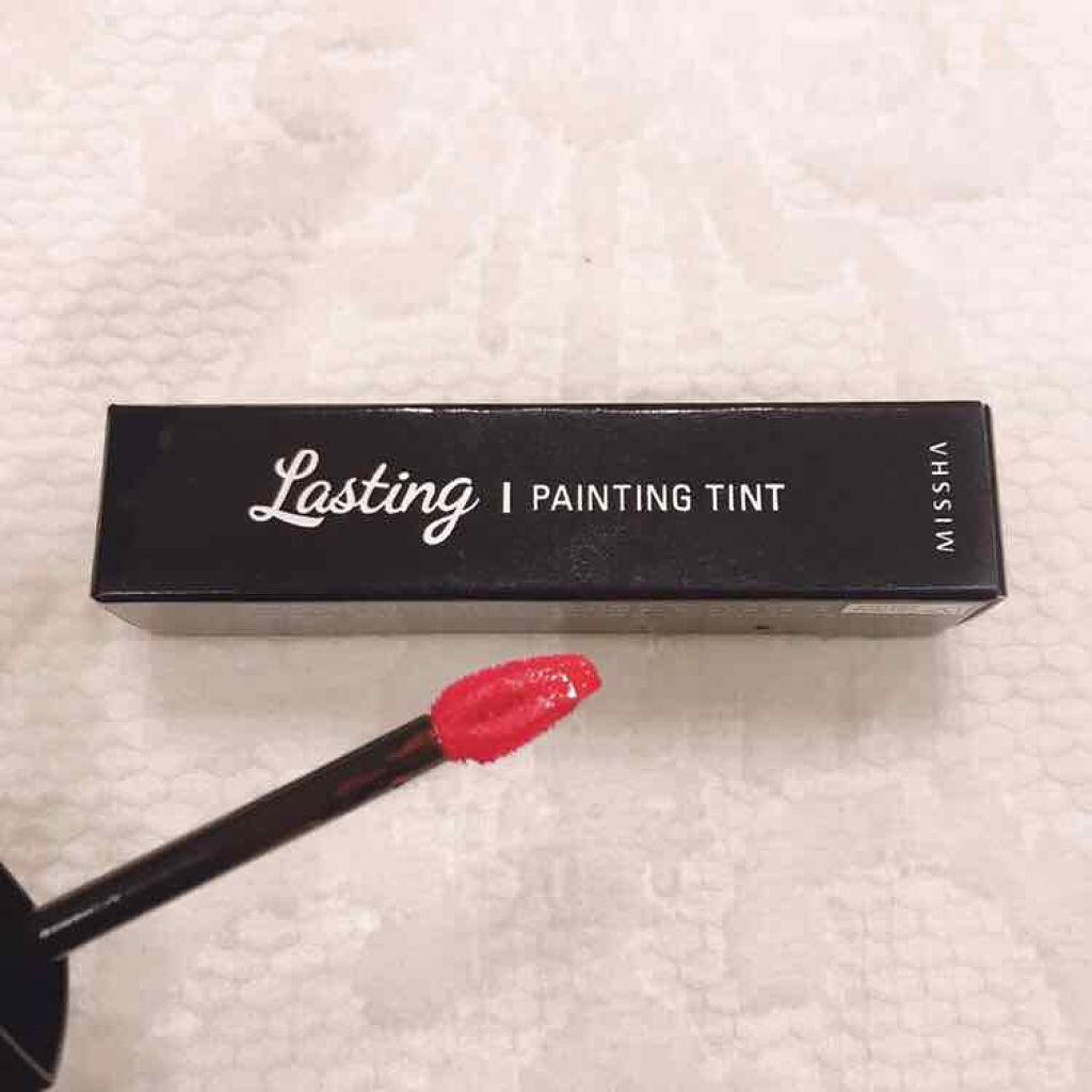 ラスティングペインティングティント/MISSHA/リップグロスを使ったクチコミ(2枚目)