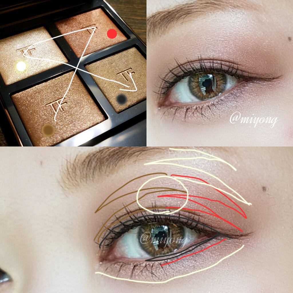 アイ カラー クォード/TOM FORD BEAUTY/アイシャドウパレットを使ったクチコミ(2枚目)