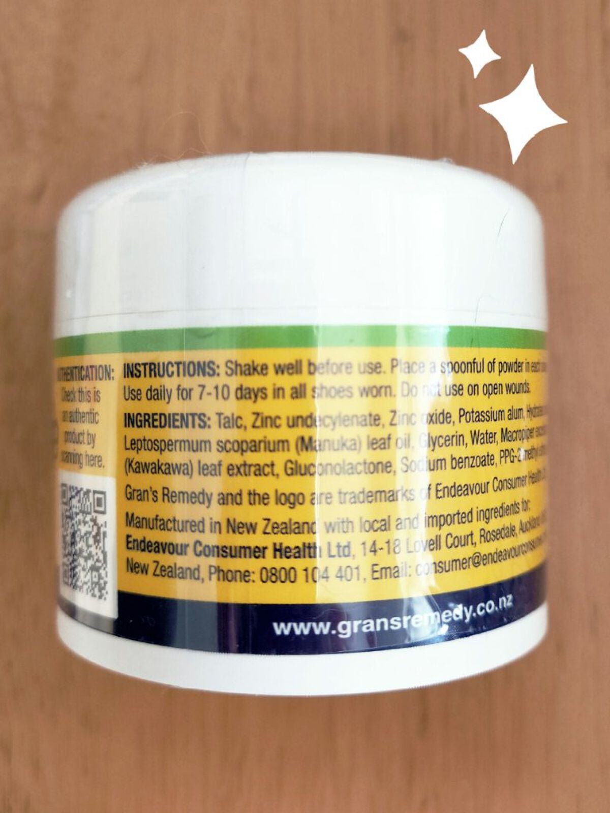 グランズレメディ フットパウダー オリジナル/グランズレメディ/デオドラント・制汗剤を使ったクチコミ(2枚目)