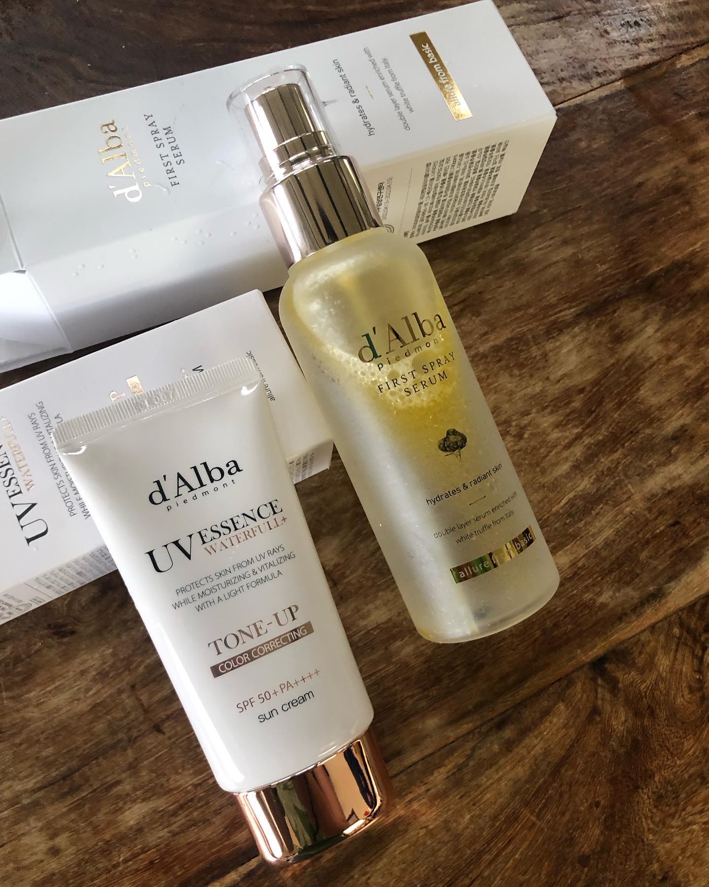 ダルバ ホワイトトリュフファーストスプレーセラム/ダルバ/ミスト状化粧水を使ったクチコミ（1枚目）