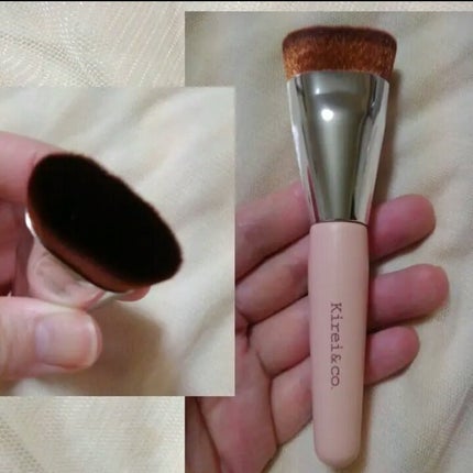 マルチファンデーション用メイクブラシ/Kirei&co./メイクブラシを使ったクチコミ(2枚目)
