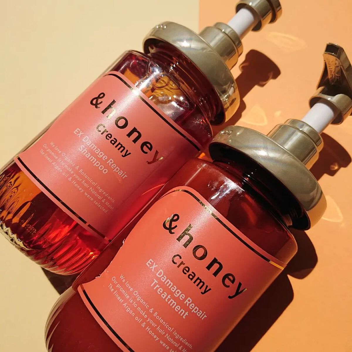 Creamy EXダメージリペアシャンプー1.0/ヘアトリートメント2.0/&honey/市販シャンプーを使ったクチコミ（2枚目）