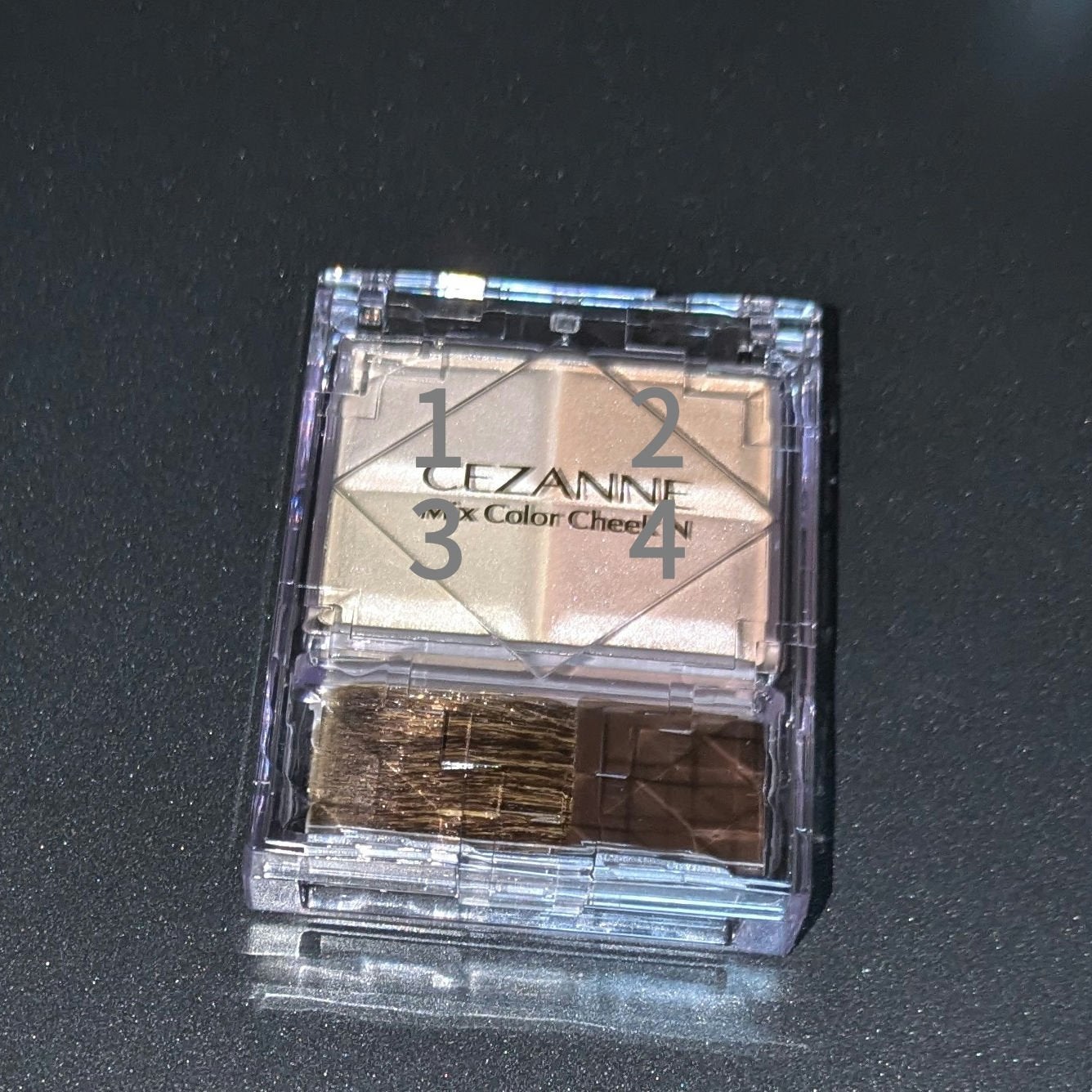 ミックスカラーチークN/CEZANNE/パウダーチークを使ったクチコミ(2枚目)