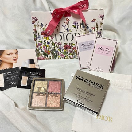 ディオール バックステージ フェイス グロウ パレット/Dior/ハイライトを使ったクチコミ(2枚目)