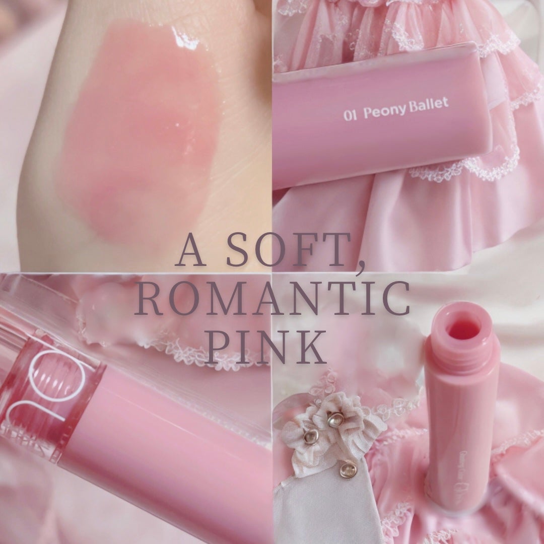 グラスティングカラーグロス/rom&nd/リップグロスを使ったクチコミ(2枚目)