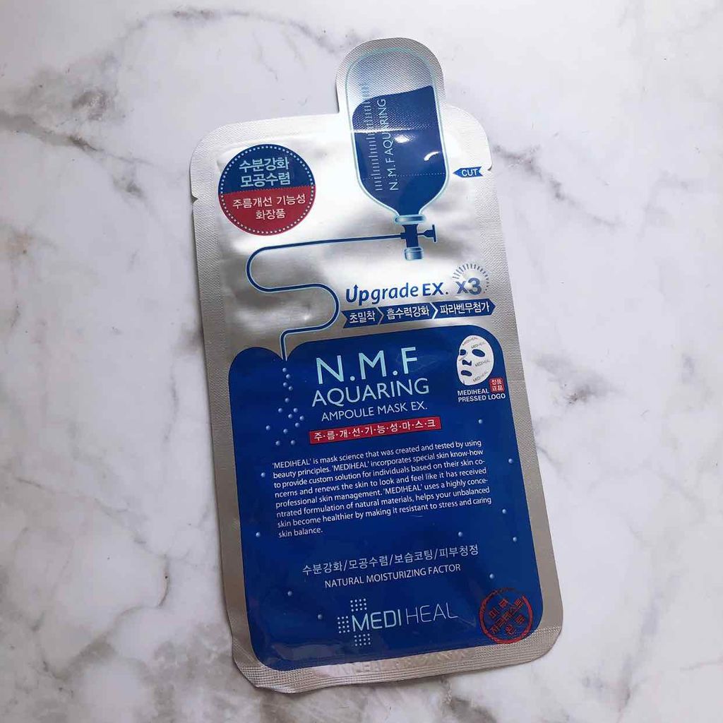 N.M.FアクアアンプルマスクJEX/MEDIHEAL/シートマスク・パックを使ったクチコミ(1枚目)