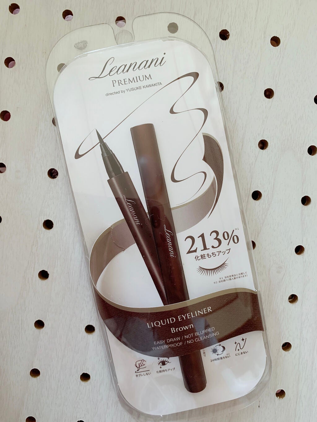 レアナニプレミアムリキッドアイライナーS/Leanani/リキッドアイライナーを使ったクチコミ(2枚目)