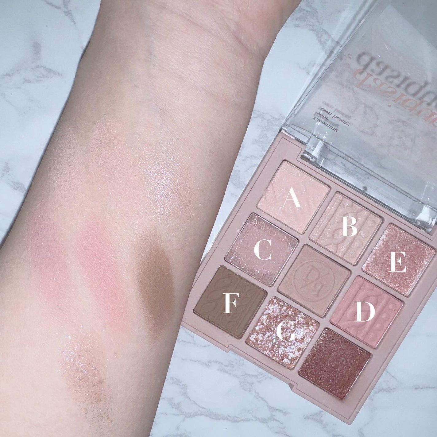 シャドウパレット/dasique/アイシャドウパレットを使ったクチコミ(2枚目)