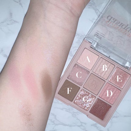 シャドウパレット 16 バイオレットニット/dasique/アイシャドウパレットを使ったクチコミ(2枚目)