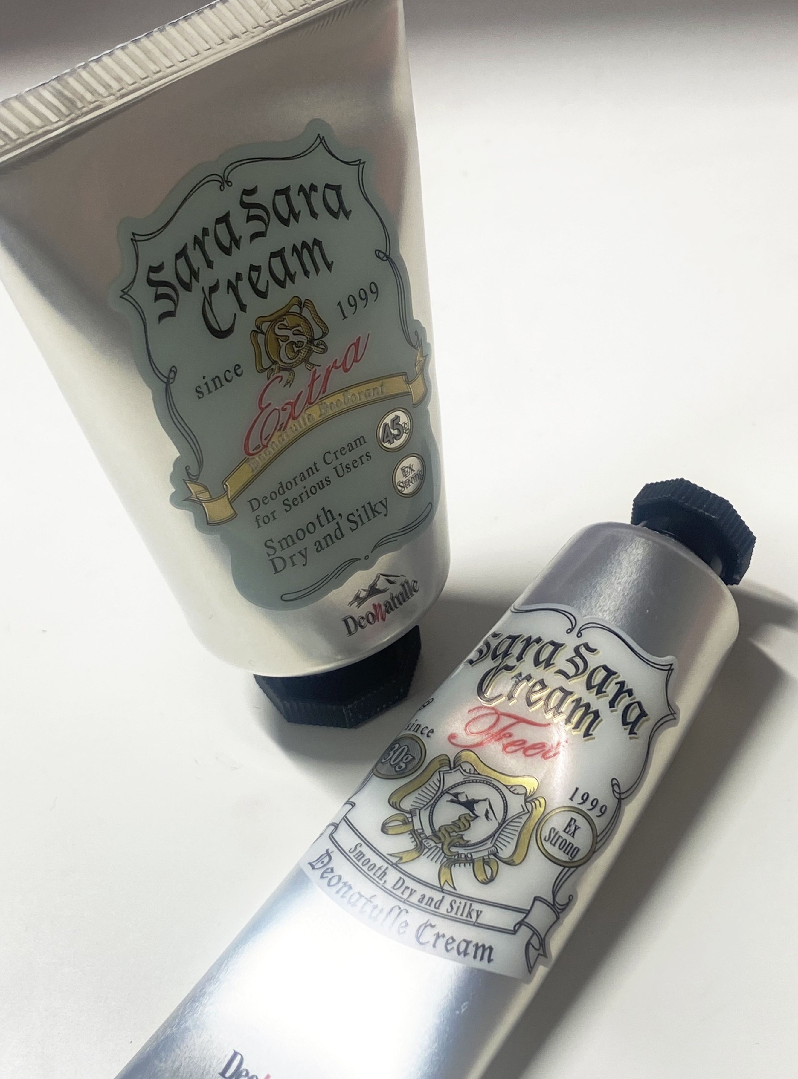 薬用足指さらさらクリーム/デオナチュレ/デオドラント・制汗剤を使ったクチコミ（2枚目）