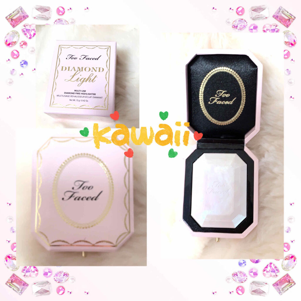 ダイヤモンドライト マルチユース ハイライター/Too Faced/パウダーハイライトを使ったクチコミ（2枚目）