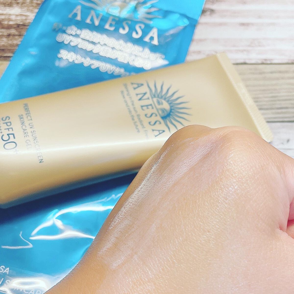 パーフェクトUV スキンケアジェル N/アネッサ/日焼け止め・UVケアを使ったクチコミ(4枚目)