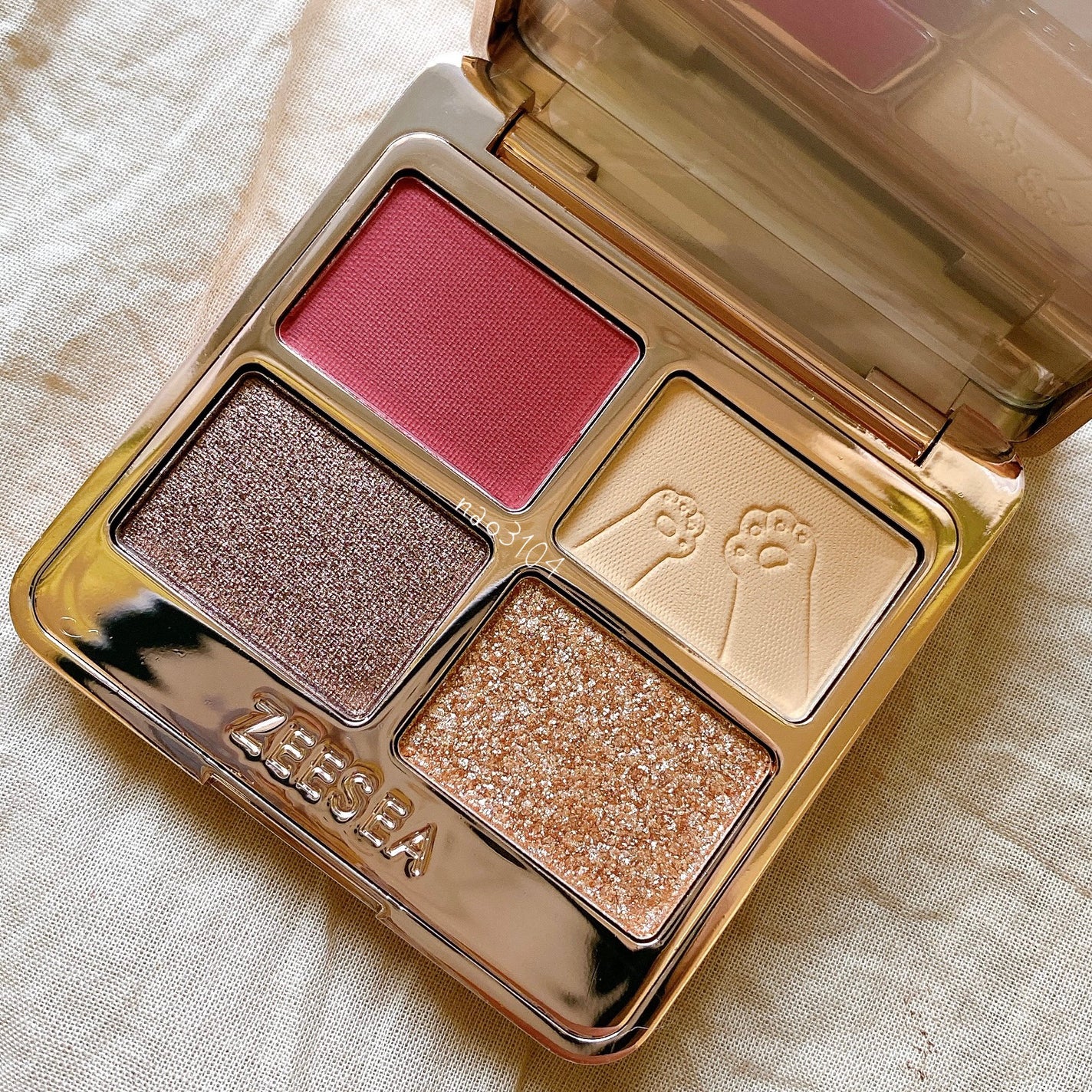 アニマルアイシャドウ(4シェード)/ZEESEA/アイシャドウパレットを使ったクチコミ(3枚目)