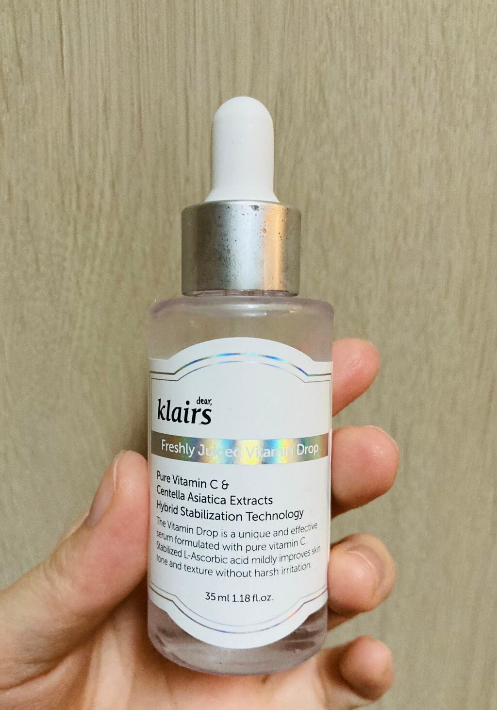 フレッシュリージュースドビタミンドロップ(35ml)/Klairs/美容液を使ったクチコミ(1枚目)