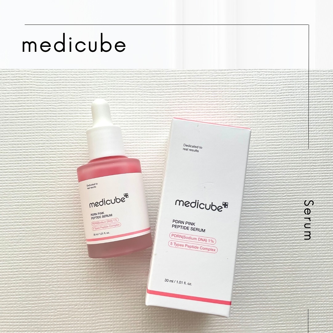 PDRNピンクアンプル PDRN 10,000ppm配合/MEDICUBE/美容液を使ったクチコミ（1枚目）