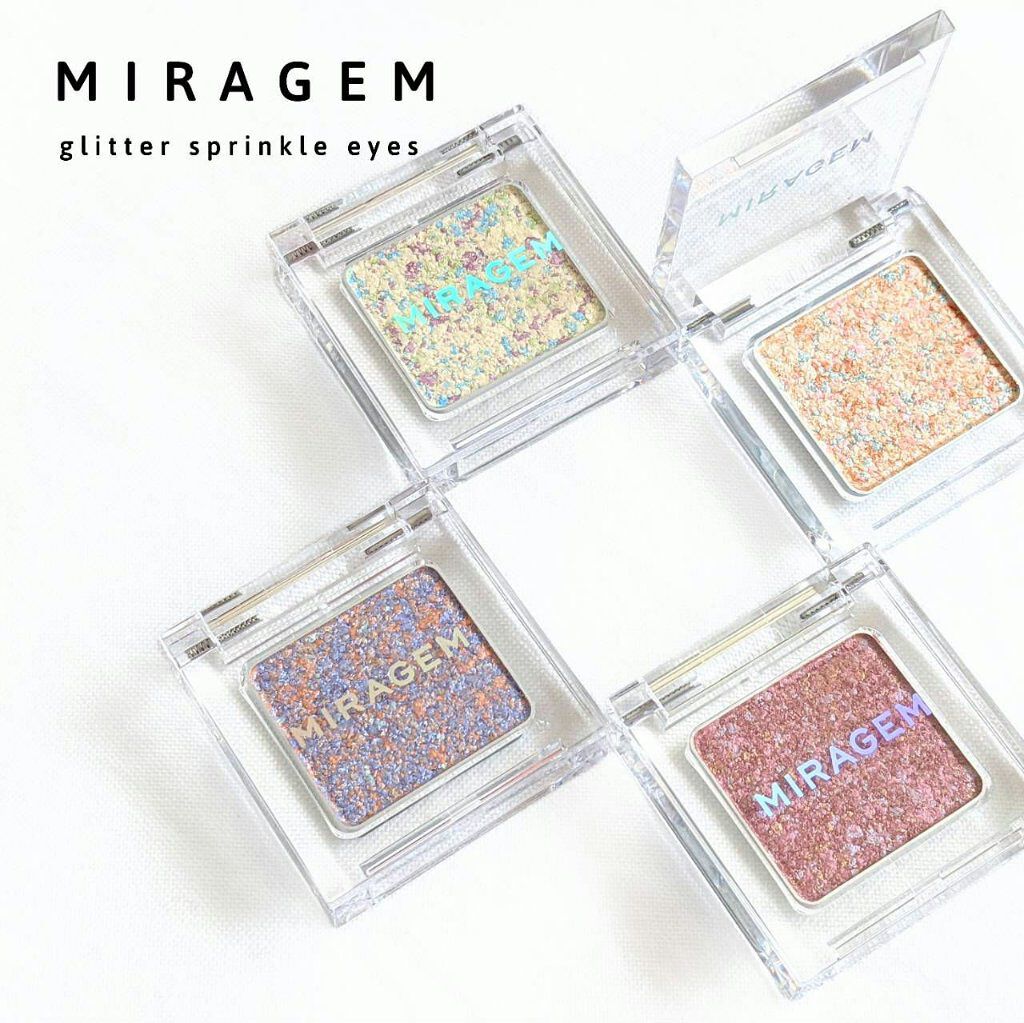グリッタースプリンクルアイズ/MIRAGEM/グリッターを使ったクチコミ（1枚目）