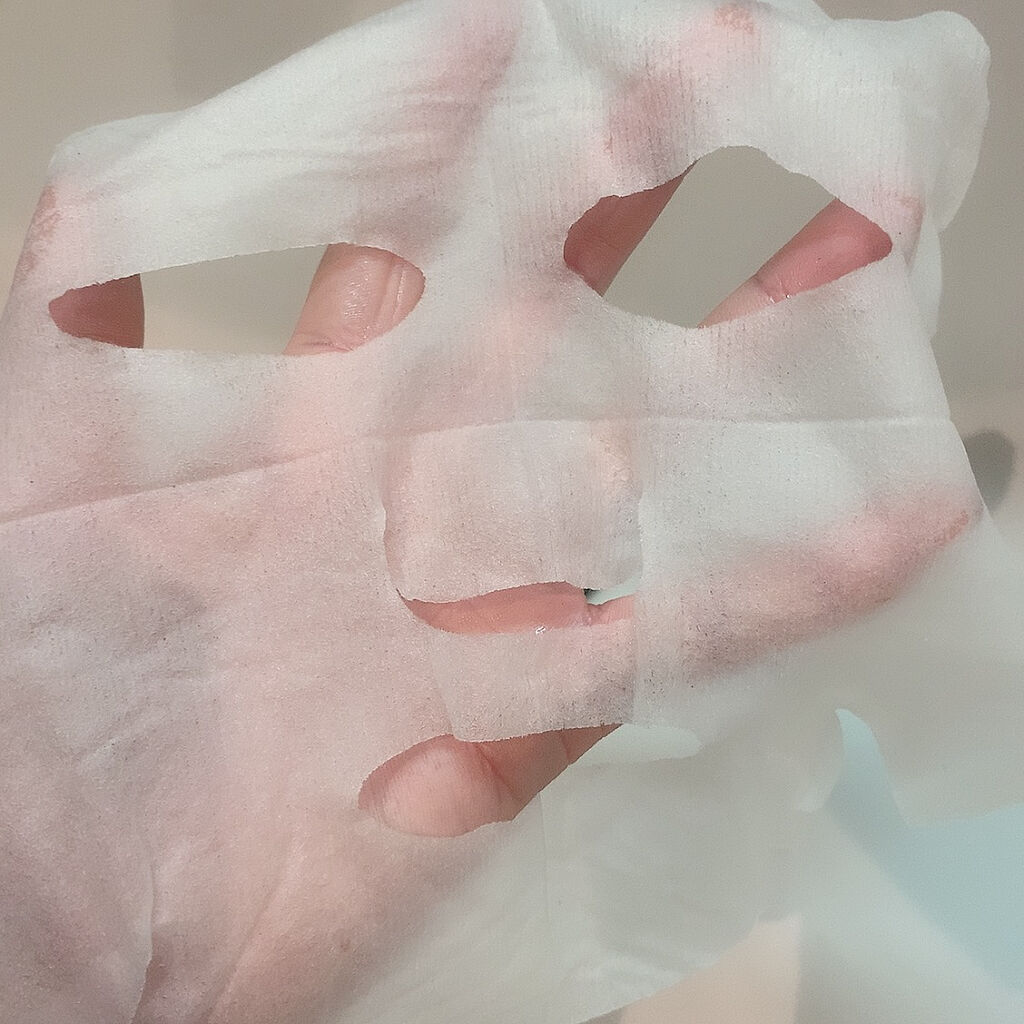 D フェイスマスク NI 密着保湿マスク(しっとりタイプ)/DAISO/シートマスク・パックを使ったクチコミ（3枚目）